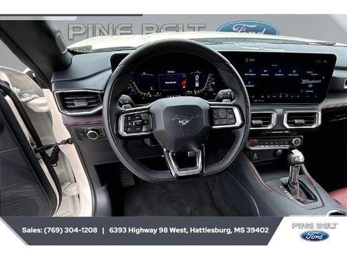 WIMBLEDON WHITE 2025 Ford Mustang GT PREMIUM