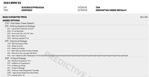 2023 BMW X5 xDrive40i