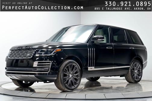 Santorini Black Metallic 2022 Land Rover Range Rover 5.0L V8 Supercharged SV Autobiography