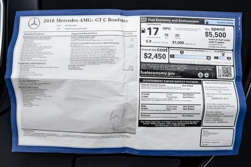 2018 Mercedes-Benz AMG GT C