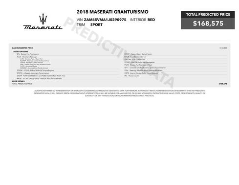 Nero Solid 2018 Maserati GranTurismo Sport