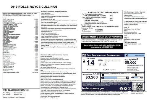 2019 Rolls-Royce Cullinan Base