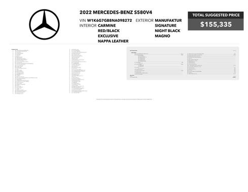 MANUFAKTUR Signature Night Black Magno 2022 Mercedes-Benz S-Class 4MATIC
