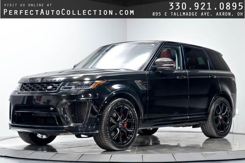 Santorini Black Metallic 2019 Land Rover Range Rover Sport SVR