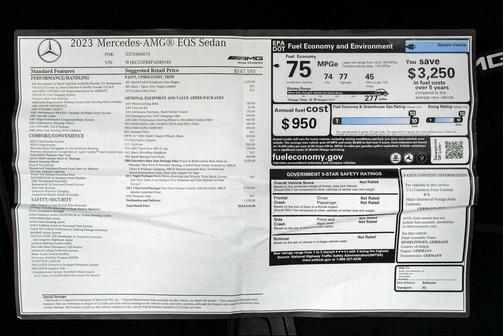 MANUFAKTUR Selenite Grey Magno Matte 2023 Mercedes-Benz AMG EQS 4MATIC+