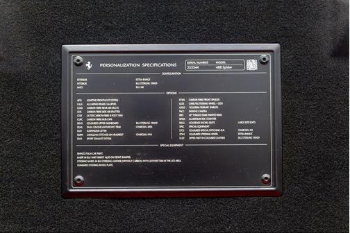 Bianco Italia 2018 Ferrari 488 Spider Base