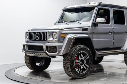 designo Platinum Magno Matte 2017 Mercedes-Benz G 550 4x4 Squared Base