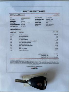 2006 Porsche 911 911 Carrera S Cabriolet