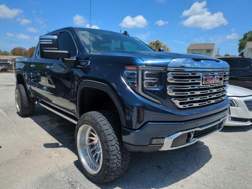 Pacific Blue Metallic 2022 GMC Sierra 1500 Denali