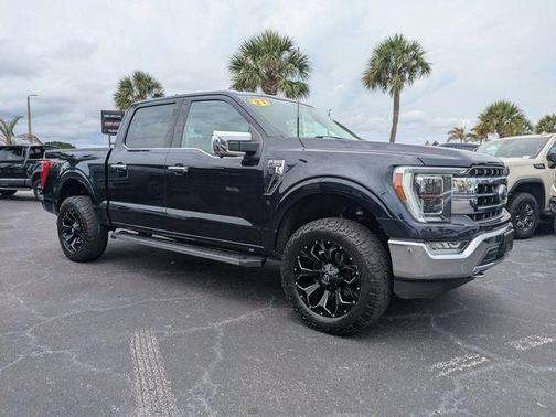 Blue Metallic 2021 Ford F-150 Lariat