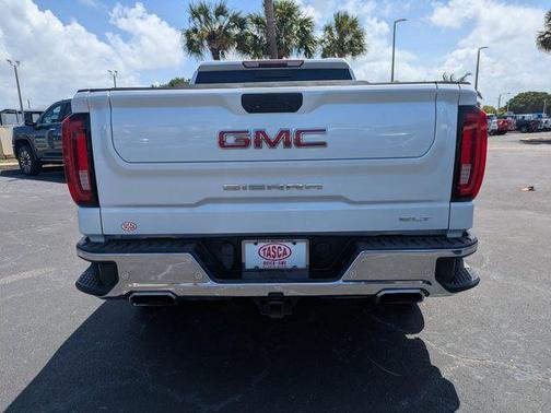 White Frost Tri-Coat 2019 GMC Sierra 1500 SLT