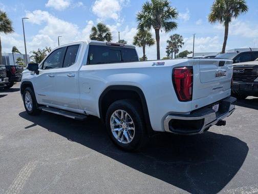 White Frost Tri-Coat 2019 GMC Sierra 1500 SLT