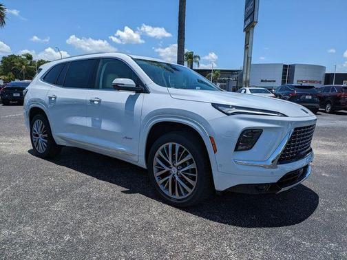 White Tri-Coat 2026 Buick Enclave AVENIR