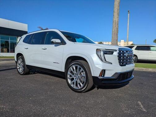 Glacier White 2026 GMC Acadia Denali