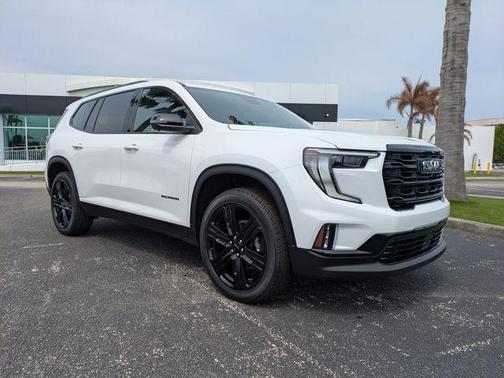 Summit White 2026 GMC Acadia Elevation