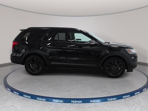 SHADOW BLACK 2018 Ford Explorer XLT
