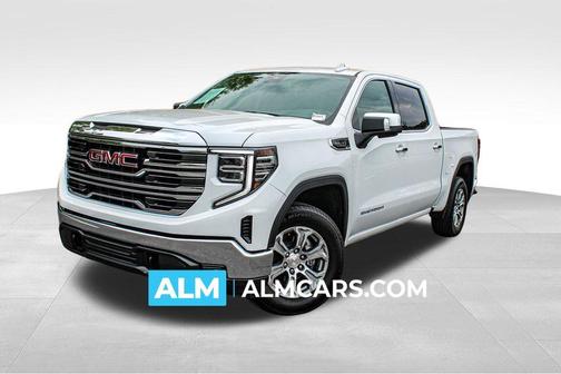 Summit White 2025 GMC Sierra 1500 SLT