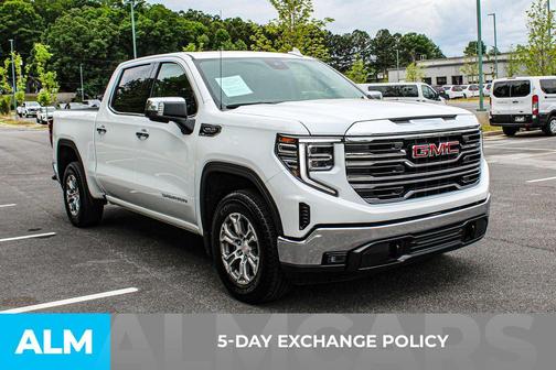 Summit White 2025 GMC Sierra 1500 SLT