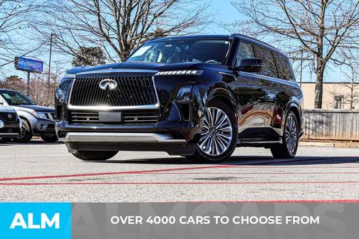 Mineral Black 2025 INFINITI QX80 SENSORY