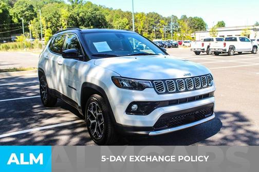 Bright White Clearcoat 2025 Jeep Compass Limited