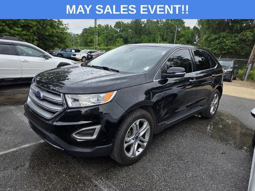 Shadow Black 2018 Ford Edge Titanium