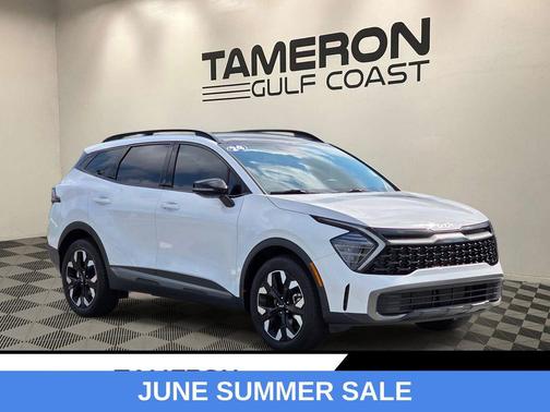 Glacial White Pearl 2024 Kia Sportage X-Line