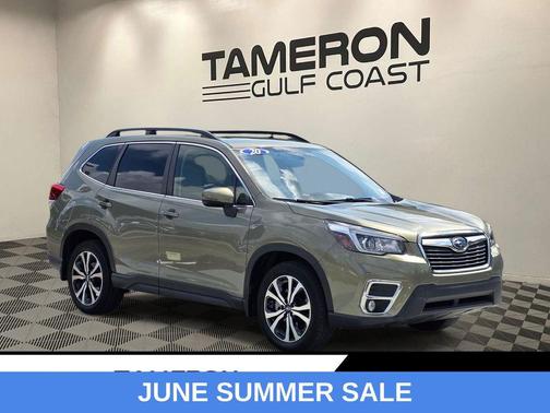 Jasper Green Metallic 2020 Subaru Forester Limited