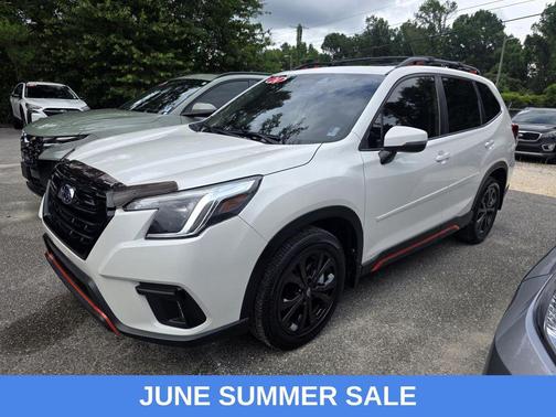 Crystal White Pearl 2024 Subaru Forester Sport