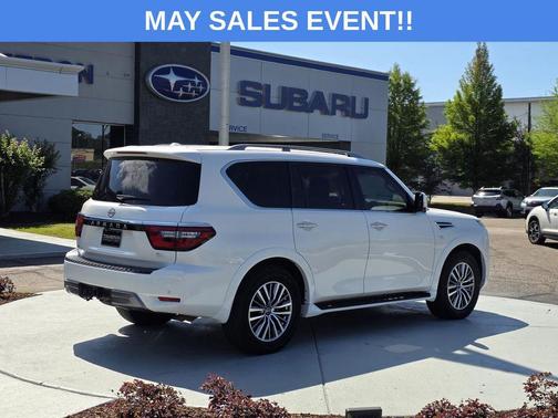 Aspen White Tricoat 2021 Nissan Armada SL 2WD