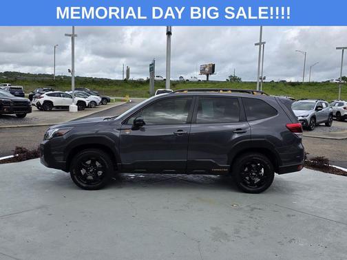 Gray Metallic 2023 Subaru Forester Wilderness