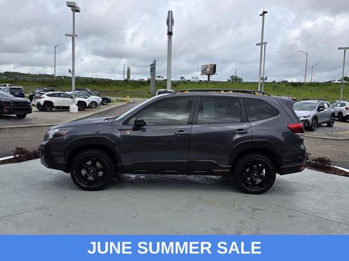 Gray Metallic 2023 Subaru Forester Wilderness