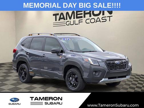 Gray Metallic 2023 Subaru Forester Wilderness