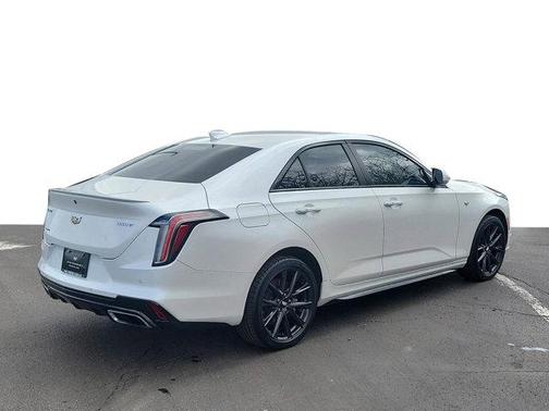 Crystal White Tricoat 2023 Cadillac CT4 Sport
