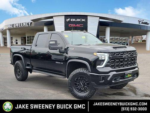 Black 2024 Chevrolet Silverado 2500 4WD Crew Cab Standard Bed ZR2