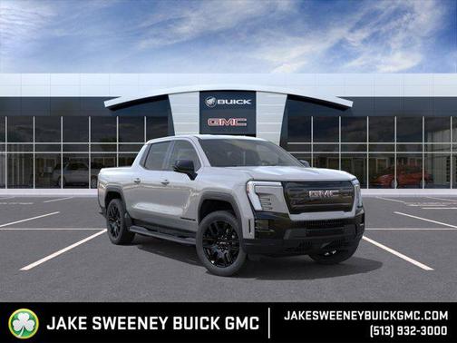 Thunderstorm Gray 2026 GMC Sierra EV Extended Range Elevation