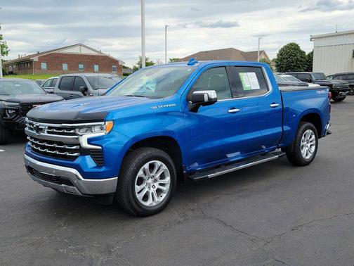 Glacier Blue Metallic 2022 Chevrolet Silverado 1500 LTZ