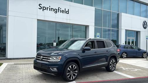 Tourmaline Blue Metallic 2020 Volkswagen Atlas 3.6L SEL Premium