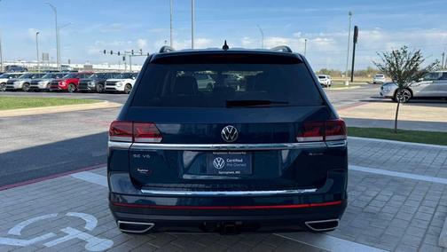 Tourmaline Blue Metallic 2023 Volkswagen Atlas 3.6L SE w/Technology