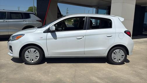 White Diamond 2024 Mitsubishi Mirage ES