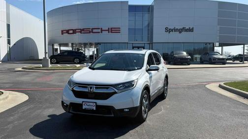 Platinum White Pearl 2019 Honda CR-V EX