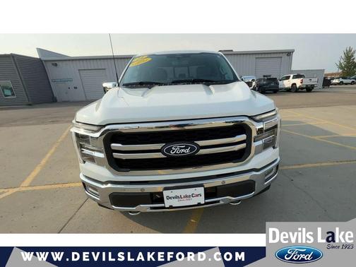 Star White Metallic Tri-Coat 2024 Ford F-150 Lariat