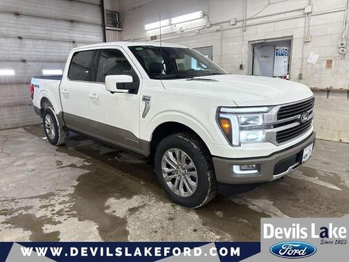 Star White Metallic Tri-Coat 2025 Ford F-150 King Ranch Truck