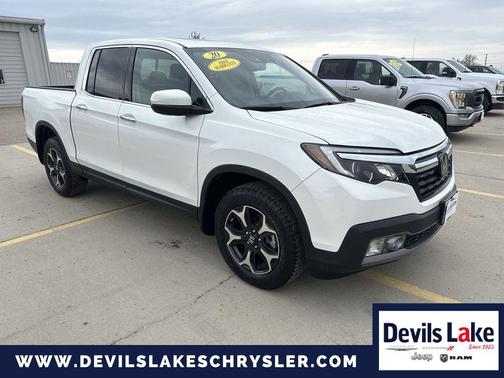 Platinum White Pearl 2020 Honda Ridgeline RTL-E