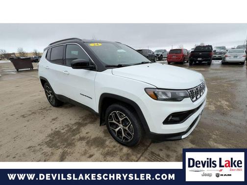 Bright White Clearcoat 2024 Jeep Compass Limited