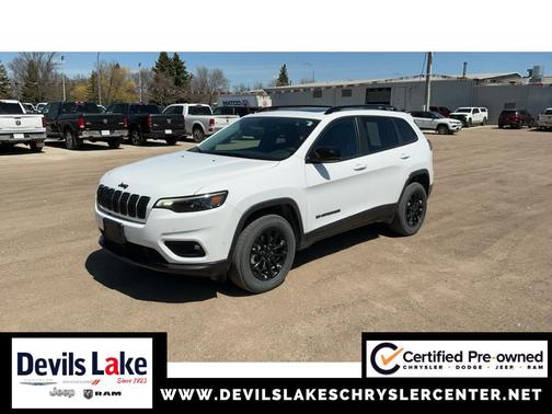 Bright White Clearcoat 2023 Jeep Cherokee Altitude