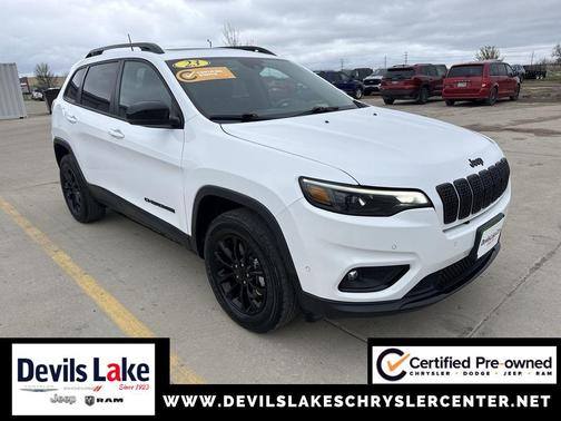 Bright White Clearcoat 2023 Jeep Cherokee Altitude