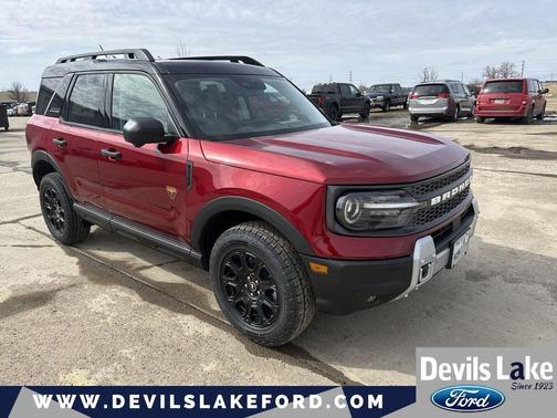 Ruby Red Metallic Tinted Clearcoat 2026 Ford Bronco Sport Badlands SUV