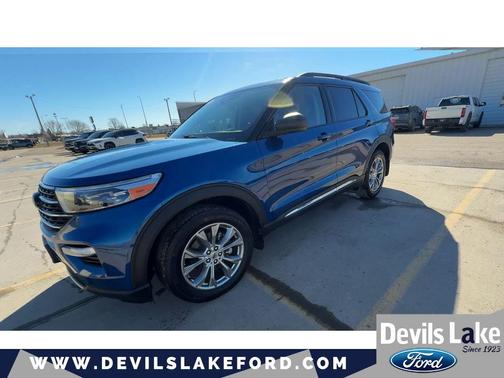 Atlas Blue Metallic 2023 Ford Explorer XLT