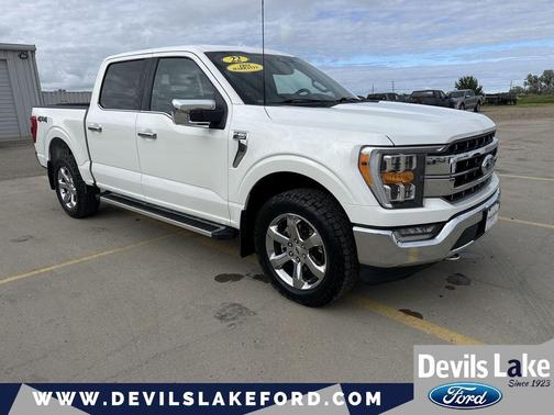 Star White Metallic Tri-Coat 2022 Ford F-150 Lariat
