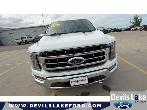 Star White Metallic Tri-Coat 2022 Ford F-150 Lariat